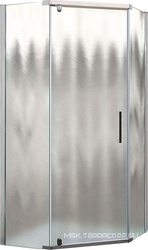 Душевой уголок 900х900хh1950мм, 5-ти угольный, распашая дверь правая/левая, с 2 непод. сегмент,(стекло шиншила.6мм, фурнит.цв.хром), Stresa ZZ