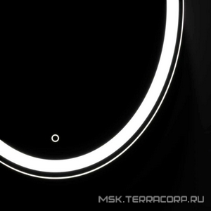 Зеркало 570x770х30мм, с встроенным по периметру светильником, сенсорным выключателем и диммером, Vincea ZZ Vincea Универсал VLM-2E570