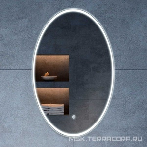 Зеркало 600x900х30мм, с встроенным по периметру светильником, сенсорным выключателем и диммером, Vincea ZZ Vincea Универсал VLM-3BL900