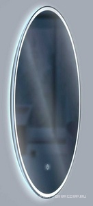 Зеркало 600x900х30мм, с встроенным по периметру светильником, сенсорным выключателем и диммером, Vincea ZZ Vincea Универсал VLM-3BL900