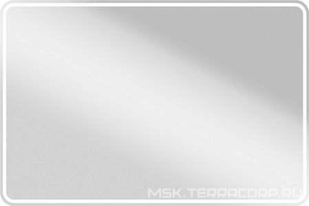 Зеркало 1200x800х30мм, с встроенным по периметру светильником, сенсорным выключателем и диммером, Vincea ZZ Vincea Универсал VLM-3VC120