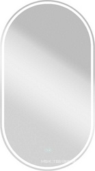 Зеркало 500xh900х30мм, с встроенным светильником, сенсорным выключателем, диммером и функцией антизапотевания, Vincea ZZ Vincea Универсал VLM-3AU900-2