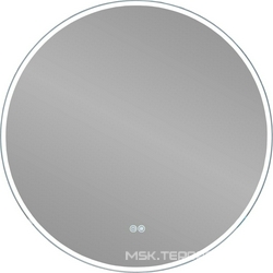 Зеркало 800x800x30мм, круглое, с встроенным светильником, сенсорным выключателем, диммером и функцией антизапотевания, Vincea ZZ