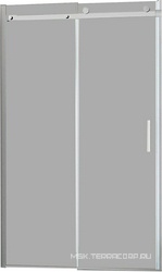 Дверь для душа, в нишу 1200хh1900мм, раздвижная, 1 дверь, 1 неподв.секция, правая/левая,(стекло прозрачное 8мм Easy Clean,фурн.цв.хром),Como Soft ZZ
