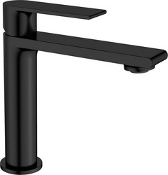 Смеситель для раковины, без д/к, (цв.чертный матовый), VOGUE ZZ Vincea Vogue VBF-1V1MB