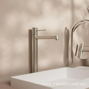 Смеситель для раковины однорычажный, (цв.,брашированный никель),  ZZ Vincea Desire VBF-1D2BN