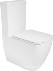Унитаз-компакт 615x365xh800мм, смыв Tornado, бачок с мемеханизмом, сиденье с микролифтом в компл., (цв.белый),  ZZ Vincea Bien VT2-51T