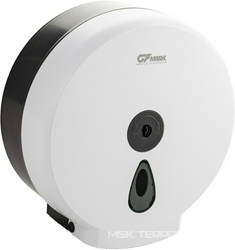 Диспенсер для туалетной бумаги-барабан, пластиковый, с глазком - капля, с ключом, цв.белый ZZ GFmark GFmark 914