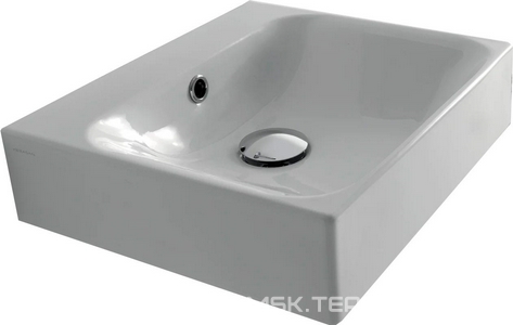 Раковина 40х35h10см, подвесная, без отв.д/смес., с переливом, без крепл.,  ZZ Kerasan Cento 353901*0
