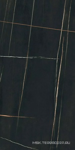 Керамогранит для пола и стены Florim Stone Marble  Sahara Noir Glossy 6 mm 160x320 777605