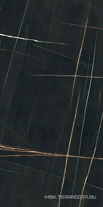 Керамогранит для пола и стены Florim Stone Marble  Sahara Noir Glossy 6 mm 160x320 777605