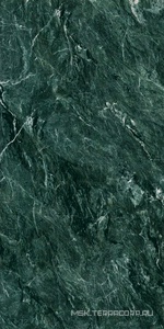 Керамогранит для пола и стены Florim Stone Marble  Verde Alpi  Glossy 6 mm 160x320 777573
