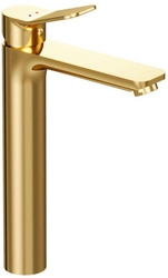 Смеситель для раковины , высокий, без д/к, цвет золото глянец ZZ AMPM X-Joy F85A92099