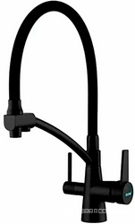 Смеситель для кухни Comfort, с гибким изливом, бронза, черный ZZ Gappo Gappo G4398-86