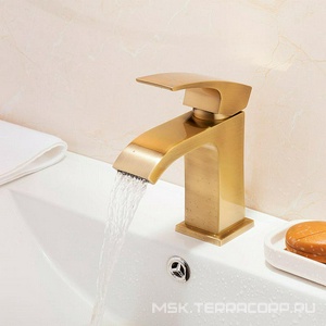 Смеситель для раковины Тюльпан, цв. бронза ZZ Gappo Gappo G1007-4