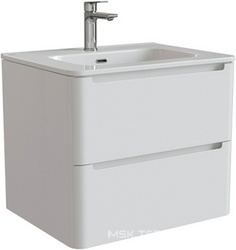 Комплект мебели 60х46 см, тумба подвесная, два выдвижн. ящика, раковина в комплекте, цв белый, ZZ Iddis edifice EDI60W0i95K