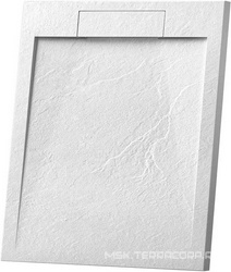 Поддон для душа 900х900хh25мм, квадратный, без сифона арт. VSPH-D611,  (искуствен.камень. цв.белый матовый), Vincea ZZ Vincea Универсал VST-4SRL9090W