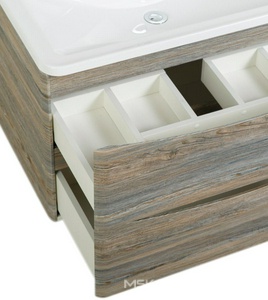 База под раковину подвесная с двумя выкатными ящиками, 1000x455x525мм, без раковины, (цв.Pino Scania), Acqua ZZ BelBagno ACQUA ACQUA-1000-2C-SO-PS