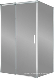 Душевое ограждение 1500x1000х1950мм, прямоуг., сдвижная дверь, боковая стенка, правая/левая, (стекло прозрачн.8мм, фурн.цв.хром), Acqua ZZ