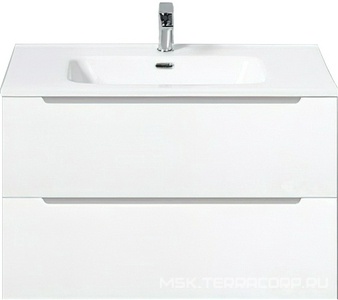 База под раковину подвесная с 2 выкатными ящиками, 710х460х515мм, (без раковины), (цв.Bianco Opaco),  BelBagno Etna ETNA-700-2C-SO-BO-P