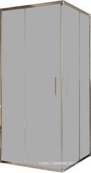 Душевой уголок 1100х1100хh1950мм, квадрат, (стекло прозрачн.6мм, фурн.цв.хром), Luce ZZ