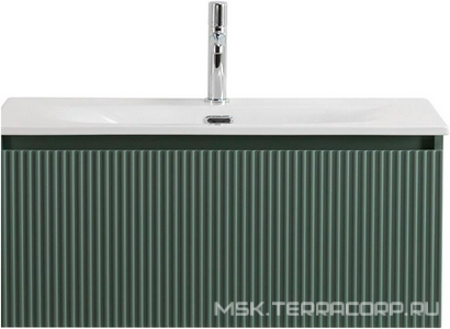 База под раковину подвесная с выкатным ящиком, 800x455x350мм, без раковины, (цв.Еловый Матовый),Uno ZZ BelBagno UNO UNO-800-1C-SO-VO