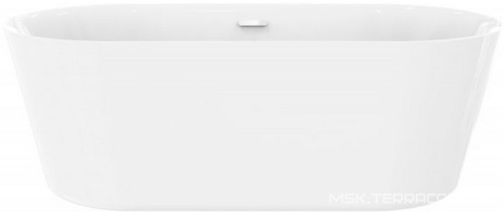 Ванна 1775x805xh580мм, акрил, отдельностоящая, БЕЗ слива-перелива, накладка отверстия перелива цв.хром в комплекте, BelBagno ZZ BelBagno Универсал BB306-1775