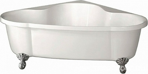 Ванна 1500x1500xh600мм, угловая, без ножек, слива-перелива, гидрозатвора, (акрил цв.белый), BelBagno ZZ