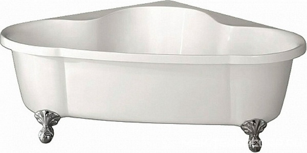 Ванна 1500x1500xh600мм, угловая, без ножек, слива-перелива, гидрозатвора, (акрил цв.белый), BelBagno ZZ BelBagno Универсал BB07