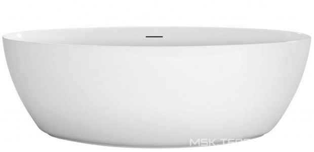 Ванна 1860х880хh600мм, отдельностоящая, интегрированный слив-перелив, донный клапан цв.хром в компл., (акрил цв.белый), BelBagno ZZ BelBagno Универсал BB707-1860-880