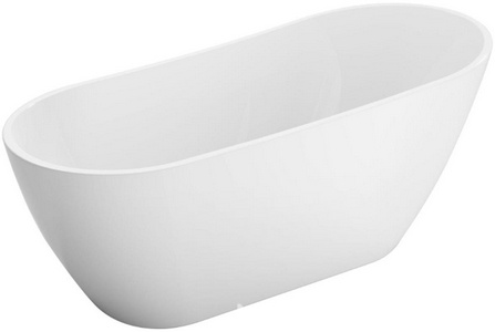 Ванна 1700x800xh720мм, отдельностоящая, интегрированный слив-перелив, донный клапан цв.хром в компл., (акрил цв.белый), BelBagno ZZ BelBagno Универсал BB704-1700-800-K