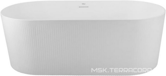 Ванна 1700x800xh580мм, отдельностоящая, слив-перелив, пробка слива цв.хром в компл., (акрил цв.белый), BelBagno ZZ