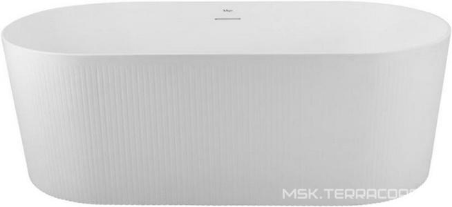 Ванна 1700x800xh580мм, отдельностоящая, слив-перелив, пробка слива цв.хром в компл., (акрил цв.белый), BelBagno ZZ BelBagno Универсал BB411-1700-800