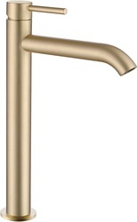 Смеситель для раковины, Высокий, без д/к, (цв.золото матовое), Wasser Kreis ZZ