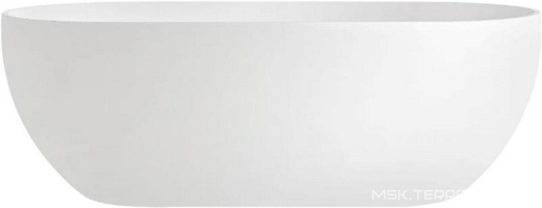 Ванна 1720х790h580мм, отдельностоящая, интегрированный слив-прелив крышка слива в цвет ванны., ножки в компл., (акрил цв.белый матовый), Abber ZZ Abber Универсал AB9241MW