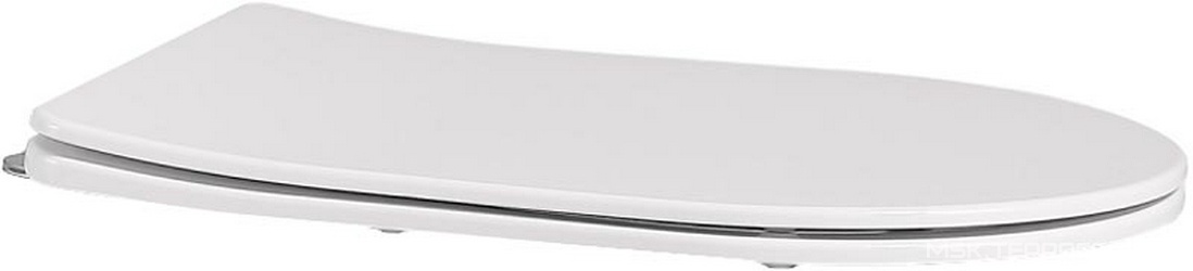 Сиденье для унитаза с крышкой ABBER Bequem AC1104,AC1111, AC1113, AC1103, (цв.белый глянец), ZZ