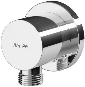 Шланговое подсоединение, подключение 1/2, встраив. в стену, хром ZZ AMPM Универсал F0600E00