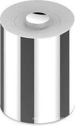 Ведро напольное, круглое 5л., 210хh288мм, с крышкой, (цв.хром/белый), Plan ZZ