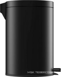 Ведро напольное, круглое 5л., с крышкой, (цв.черный матовый), Plan ZZ