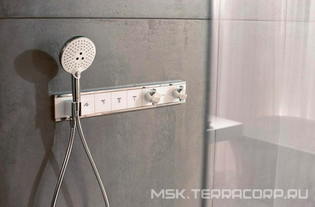 Душевая лейка, (цв.белый/хром),  S 120 3jet ZZ Hansgrohe Raindance Select 26530400