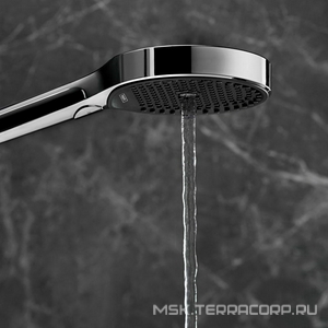 Душевая лейка, 3 типа струи, (цв.хром), HG  130 3jet, EcoSmart ZZ Hansgrohe Rainfinity 26865000