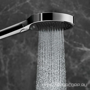 Душевая лейка, 3 типа струи, (цв.хром), HG  130 3jet, EcoSmart ZZ Hansgrohe Rainfinity 26865000