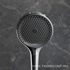 Душевая лейка (цв.хром),  130 3jet ZZ Hansgrohe Rainfinity 26864000