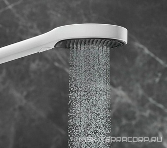 Душевая лейка (цв.матовый черный),  130 3jet ZZ Hansgrohe Rainfinity 26864670