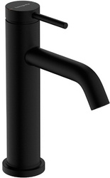 Смеситель для раковины, 110, с д/к, (цв.матовый черный),  ZZ Hansgrohe Tecturis S 73310670