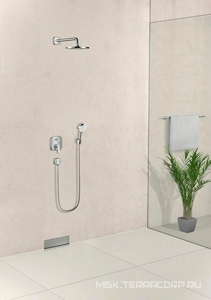 Держатель для лейки ручного душа, (цв.хром), Porter S ZZ Hansgrohe Универсал 28331000