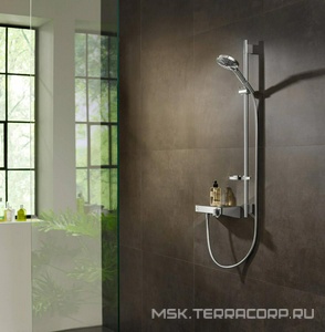 Ручной душ, три типа струи, (цв.хром), HG  Select S 120 3jet PowderRain Hansgrohe Raindance 26014000