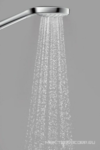 Душевая лейка, 3 типа струи, (цв.хром),  Vario ZZ Hansgrohe Croma Select E 26812400