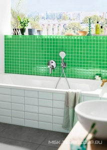 Шланг для душа, пластиковый с гладкой поверхностью под металл, с защитой от перекручивания, 1,6м, 1/2 x 1/2, (цв.хром), Isiflex Hansgrohe Hansgrohe Комплектующие 28276000