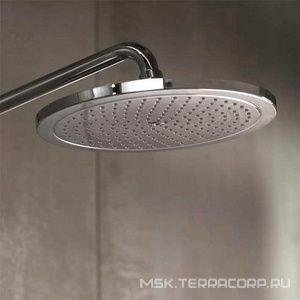 Смеситель для душа (термостат) со стационарным, поворотным верхним душем d280мм, ручной душ, шланг в компл., (цв. хром),  ZZ Hansgrohe Croma Select 26790000